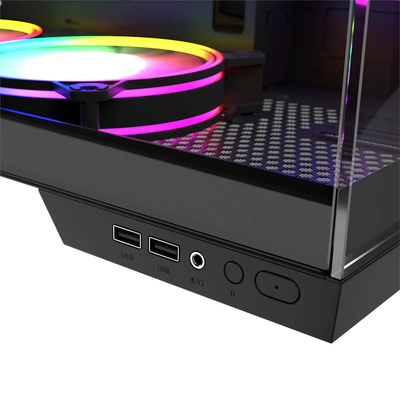 Gamingowy MODECOM Volcano Panorama APEX 7F Tower AMD Ryzen 5 5600 3,5 GHz / 32 GB / 2 TB SSD / Win 11 + Nvidia GeForce RTX 5060 Ti [8 GB]
