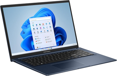 Powystawowy Asus VivoBook F1704ZA-SB52 Core i5 1235U (12-gen) / 16 GB / 2 TB SSD / 17,3’’ FullHD / Win 11, niebieski