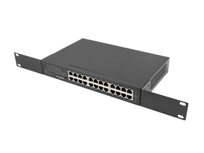 OUTLET Switch niezarządzalny Lanberg RSGE-24 RACK 19''